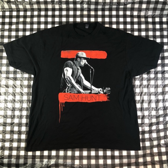 Tultex Other - Sam Hunt 2015 Summer Tour Concert Music Black
